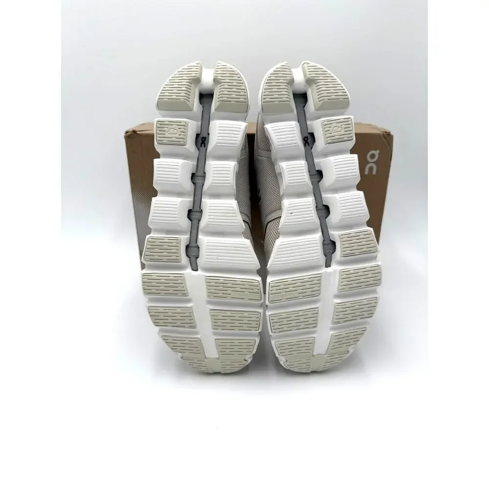 On Women's Cloud 5 Running Shoes - Pearl/White - Women's 10
